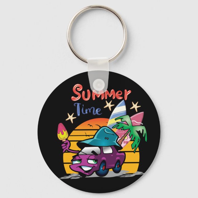 Sommerzeit Schlüsselanhänger (Vorderseite)