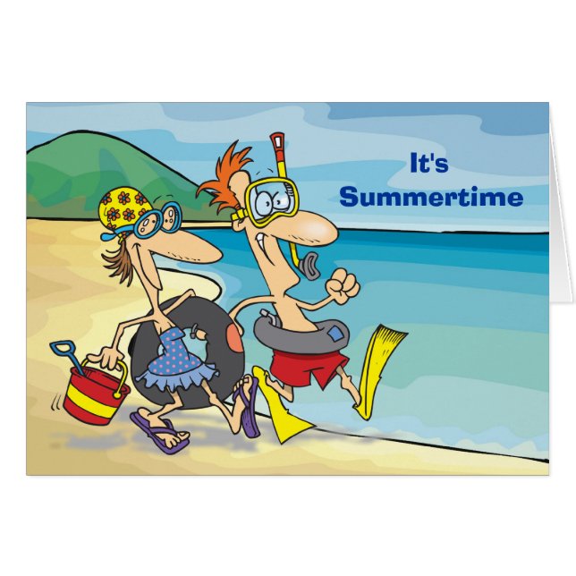 Sommerzeit - Strand (Vorderseite (Horizontal))