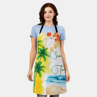 „Sommerzeit“-Stranddesign Schürze