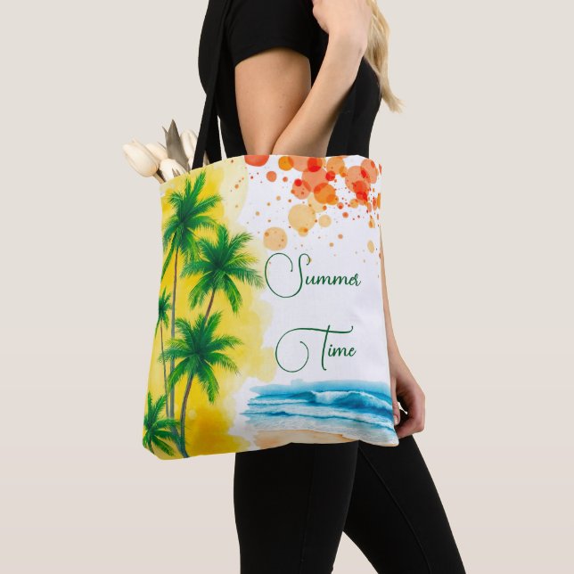 „Sommerzeit“-Stranddesign Tasche (Von Nahem)