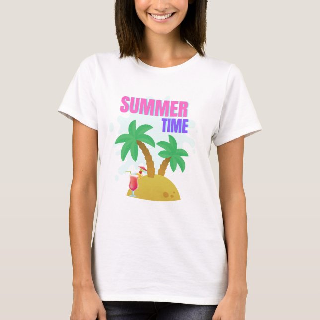 Sommerzeit T-Shirt (Vorderseite)