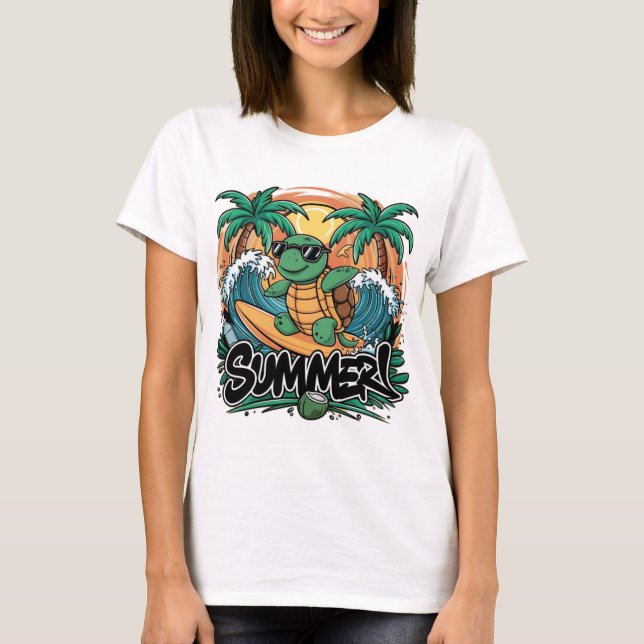 Sommerzeit T-Shirt (Vorderseite)