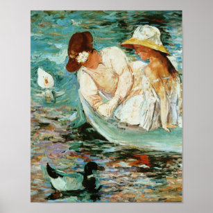 Sommerzeit von Mary Cassatt Poster