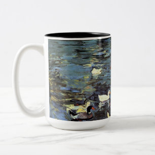 Sommerzeit (von Mary Cassatt) Zweifarbige Tasse
