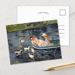 Sommerzeit zwei   Mary Cassatt Postkarte