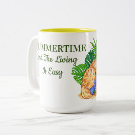 Sommerzeit Zweifarbige Tasse
