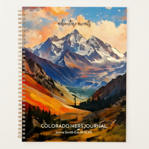 Sommets de montagne Colorado Fourteener Art CO 14e