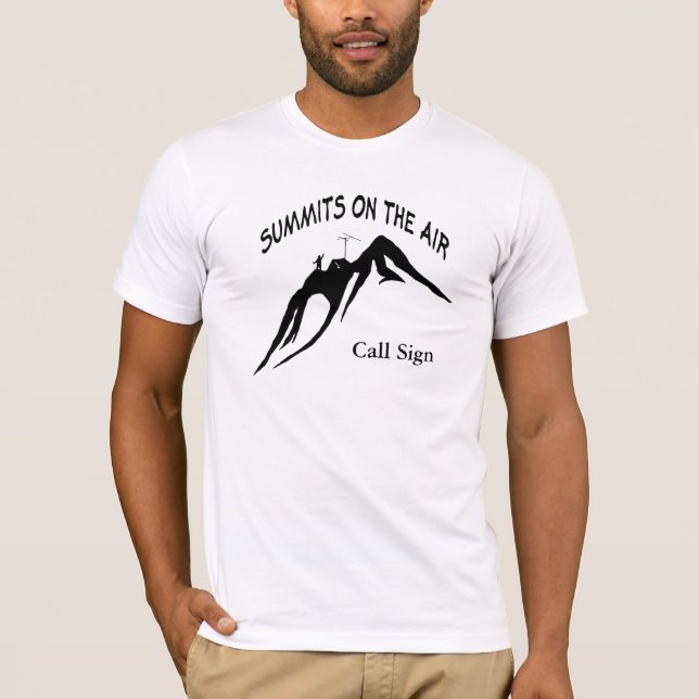 Sommets sur la personnaliser de T-shirt de (Devant)