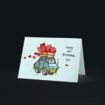 Son 33. Geburtstag Autoverladung von Herzen Karte<br><div class="desc">Machen Sie den Tag Ihres Sohnes,  während er seinen 33. Geburtstag feiert,  indem Sie ihm diese Karte geben. Mit dem Auto,  das so viele Herzen auf dem Cover trägt,  geht es bei dieser Karte nur um Liebe für ihn an seinem besonderen Tag.</div>