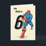 Son 6. Geburtstag Superhero Karte<br><div class="desc">Die ganze Familie ist bereit, bald den 6. Geburtstag Ihres Sohnes zu feiern. Du solltest dir eine Kopie dieser lustigen Karte besorgen, um ihn zu begrüßen und ihm eine aufrichtig lustige Geburtstagsnachricht zu erzählen.</div>