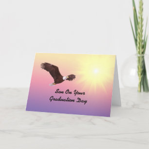Son Abschluss Eagle Karte