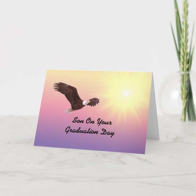 Son Abschluss Eagle Karte (Vorderseite)