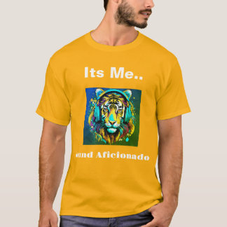 Son Aficionado : T-shirt jaune avec tigre