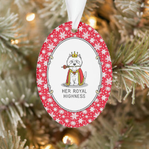 Son Altesse Royale la reine Westie Chien