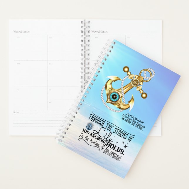 Son Ancre tient l'océan bleu (Devant avec enveloppe)