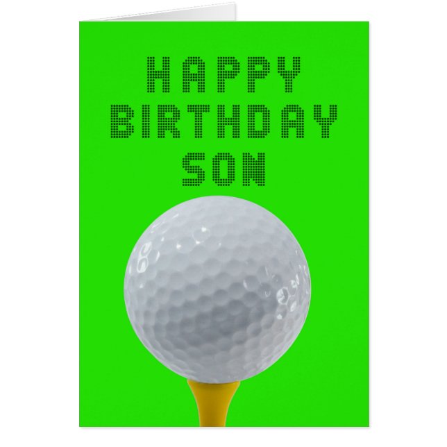Son Birday Golf (Devant)