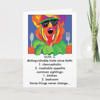 Son Birthday Grußkarte Karte