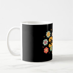 SON Blumen-Shirt, Süßes Florales SON T-Shirt Kaffeetasse