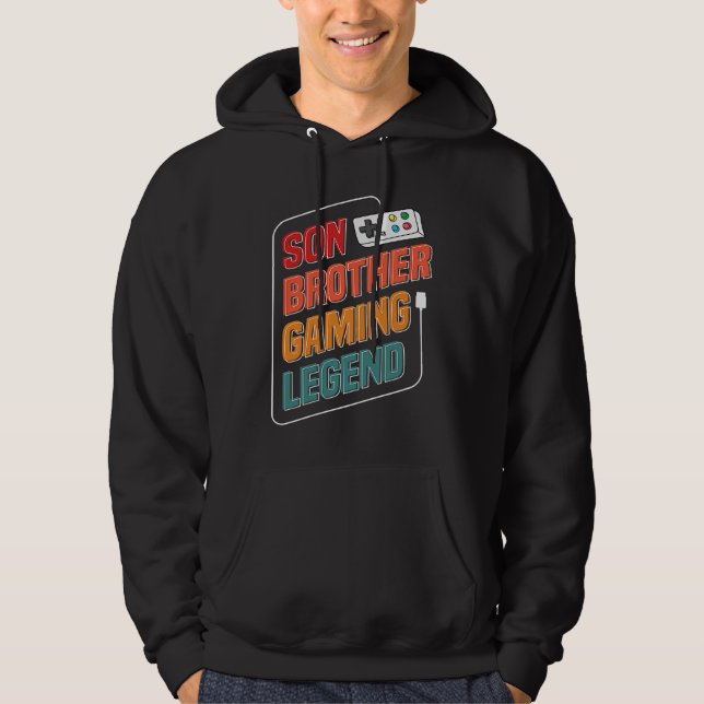 Son Brother Gaming Legend  1 Hoodie (Vorderseite)
