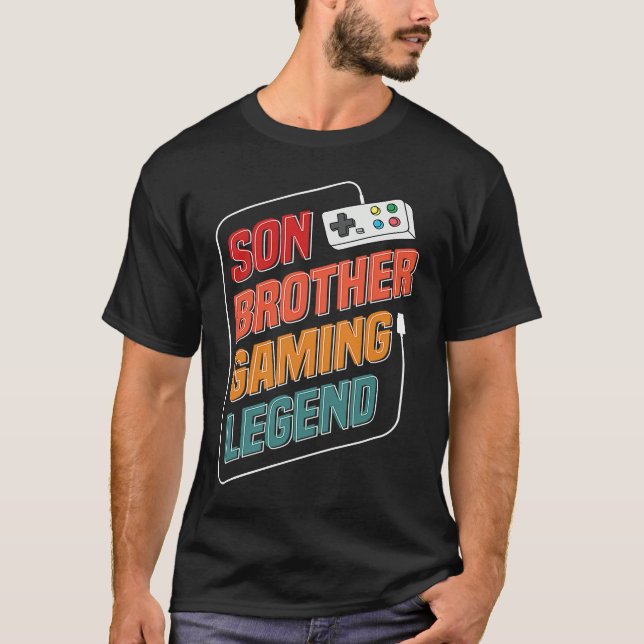 Son Brother Gaming Legend  1 T-Shirt (Vorderseite)