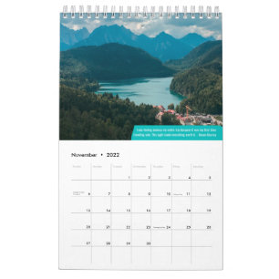 Son calendrier de voyage Aventures 2022