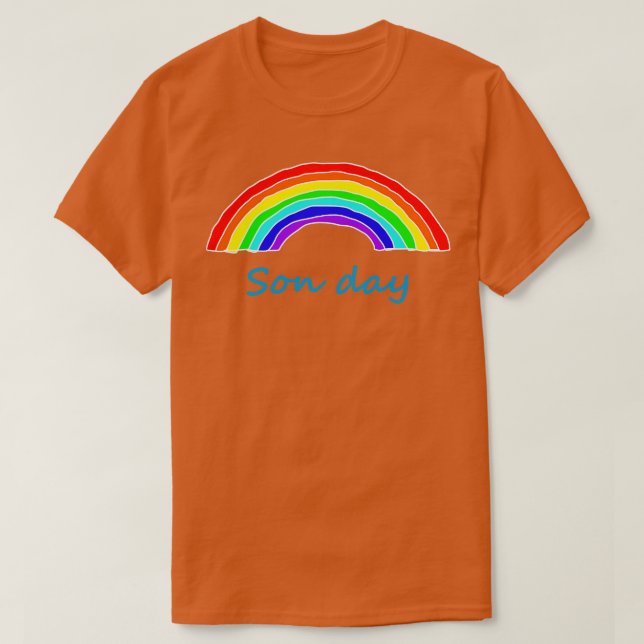 Son Day Rainbow T-Shirt (Design vorne)