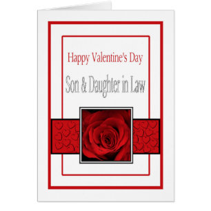 Son & Ehefrau Happy Valentine's Day Rose