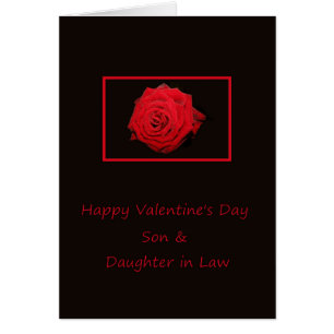 Son & Ehefrau Happy Valentine's Day Rose