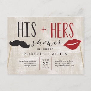 Son et ses deux douches Invitation