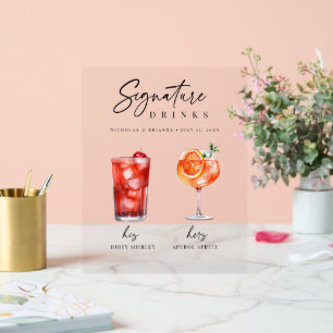 Son et ses Signature Cocktail Bar à Boissons