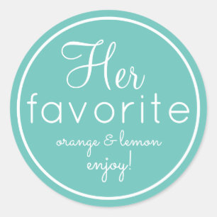 Son et Son aqua favori pour mariage stickers