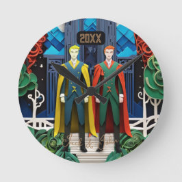 Son et son Mariage et sa grande horloge anniversai