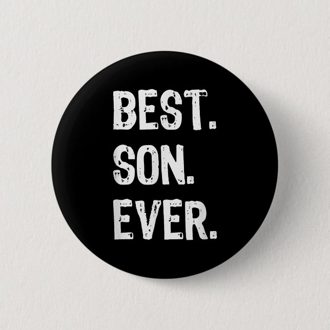 Son Ever Funny Family Cool  Button (Vorderseite)