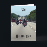 **SON** GEBURTSTAG AUF DER STRASSE=MOTORRADFAHRZEU KARTE<br><div class="desc">Was für eine FUN-KARTE zu senden an **YOUR SON** AM GEBURTSTAG!!!</div>