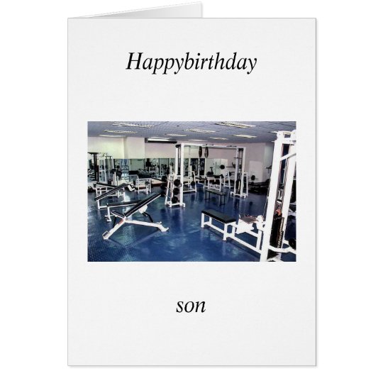 son Geburtstag Karte
