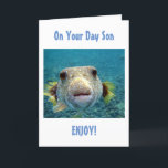 SON GENIESSEN, ENTSPANNEN UND WISSEN, DASS SIE GEB KARTE<br><div class="desc">DIESER PUFFERFISCH IST SO BEREIT ZU SAGEN **IHR SOHN*** ER IST LIEBT AUF SEINEM *GEBURTSTAG* UND SIE HOFFEN, ER KANN SICH AN SEINEM SONDERTAG GENIESSEN UND ENTSPANNEN!</div>