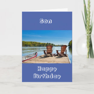 **SON** GENIESSEN SIE IHREN GEBURTSTAG KARTE