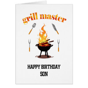 Son Grill Master Birthday