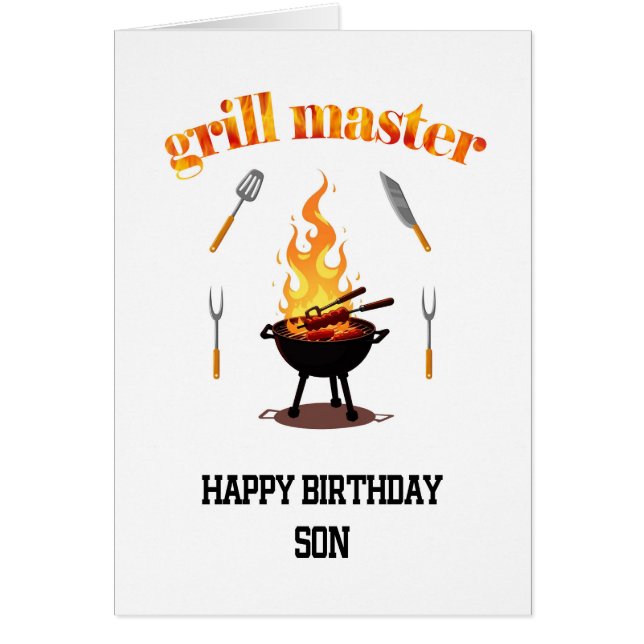 Son Grill Master Birthday (Vorne)