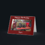 ***SON*** HAPPY BIRTHDAY KARTE<br><div class="desc">DOES YOUR SON PUT A SMILE ON EVERYONE'S FACE? WHAT A BEAUTIFUL COMPLIMENT FOR SURE. I HOPE YOU LIKE THIS CARD ENOUGH TO GIVE THAT SPECIAL "SON" AND THANK YOU FOR STOPPING BY 1 OF MY 8 STORES!</div>