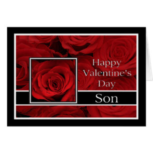 Son Happy Valentine's Day Rose