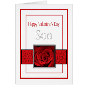 Son Happy Valentine's Day Rose