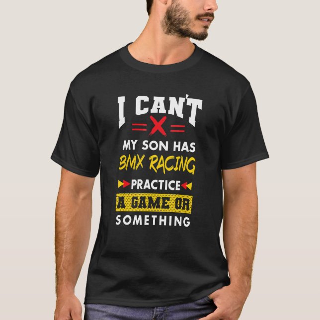 Son hat Fahrradfahren Praxis Eltern Spaß Mama Da T-Shirt (Vorderseite)