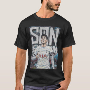 Son Heung-min Illustrationskunst – Tottenham T-Shirt