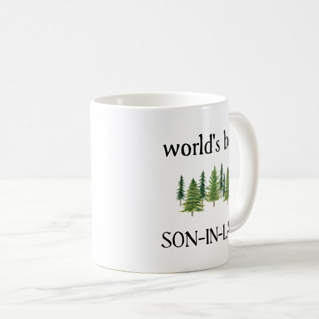 Son in Law Gift Tasse Zukunft neu oder aktuell (VorderseiteRechts)
