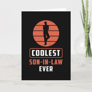 Son in Law Son Phantastisch Stolz Beste Geschenkid Karte