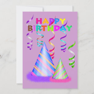 SON INVITATION D'ANNIVERSAIRE CASQUETTE DE MON PAR