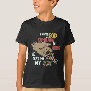 Son Kid Autistic Puzzle Piece Cool Autismus Awaren T-Shirt