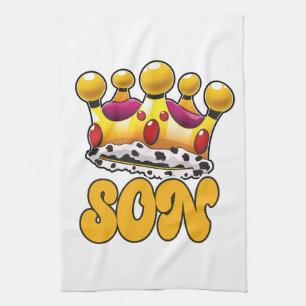Son Kings Crown Geschirrtuch