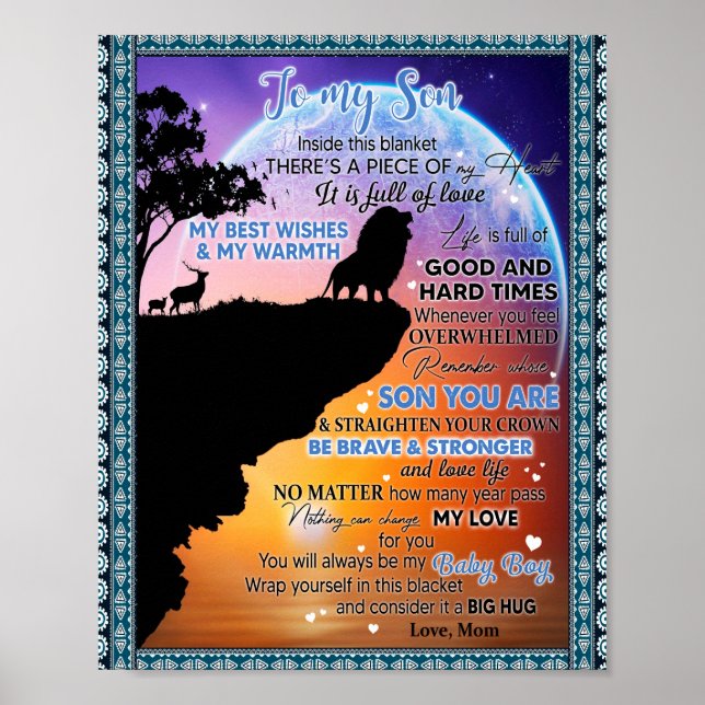 Son Lovers | Für meinen Sohn gibt es ein Stück mei Poster (Vorne)